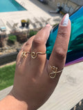 1pc  Adjustable Initial Ring